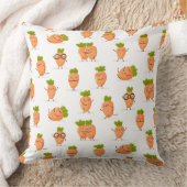 Kawaii pattern of fun carrots kissen (Decke)