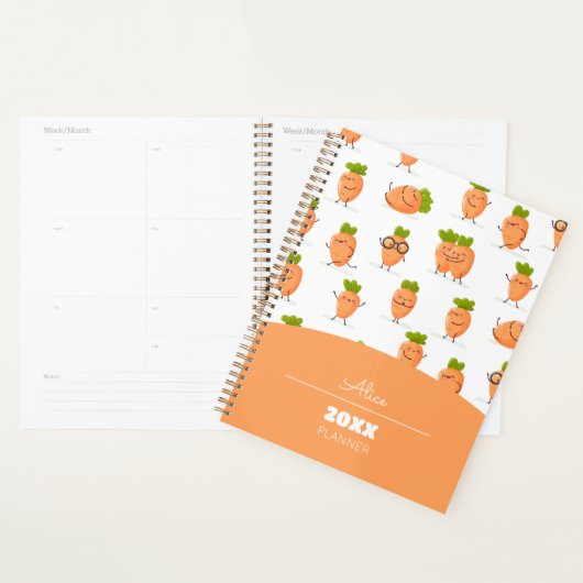 Kawaii pattern of fun carrots planer (Anzeige)