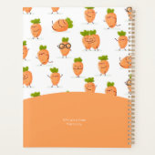 Kawaii pattern of fun carrots planer (Rückseite)