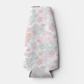 Kawaii Pattern With Doodle Flaschenkühler (Vorderseite)