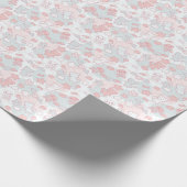 Kawaii Pattern With Doodle Geschenkpapier (Ecke)