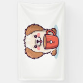 Kawaii Paws Café Banner (Vertikal)