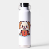 Kawaii Paws Café Trinkflasche (Vorne)