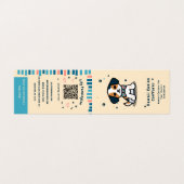 Kawaii Paws Delight Hunde Grooming Rabatt Visitenkarten (Außenseite Aufgefaltet)