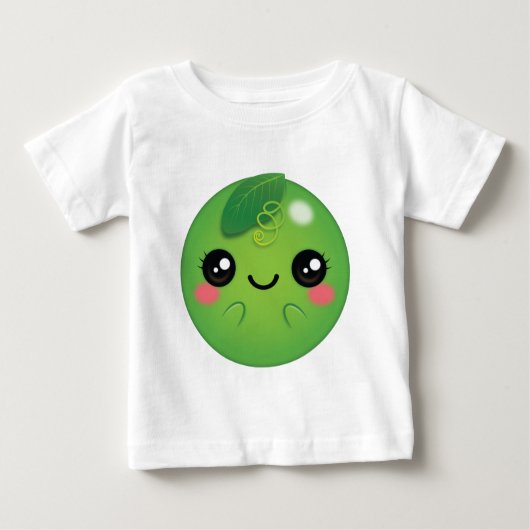 Kawaii Pea Baby T-shirt (Vorderseite)