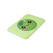 Kawaii Pea Bath Mat Badematte (Schrägansicht)