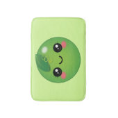 Kawaii Pea Bath Mat Badematte (Vorderseite Vertikal)