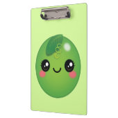Kawaii Pea Clipboard Klemmbrett (Links)