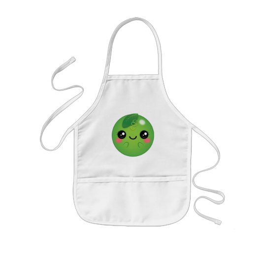 Kawaii Pea Kinderschürze (Vorne)