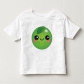 Kawaii Pea Kleinkind T-shirt (Vorderseite)