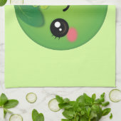 Kawaii Pea Küchentuch (Gefaltet)