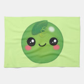 Kawaii Pea Küchentuch (Horizontal)
