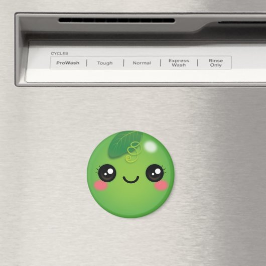 Kawaii Pea Magnet (In Situ (Geschirrspüler))