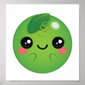 Kawaii Pea Poster (Vorne)