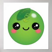 Kawaii Pea Poster (Vorne)