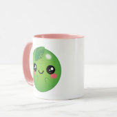 Kawaii Pea Tasse (Vorderseite Links)