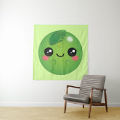 Kawaii Pea Wandteppich (Beispiel)