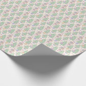 Kawaii Peace Christmas Pattern Geschenkpapier (Ecke)