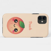 Kawaii Peach Case-Mate iPhone Hülle (Rückseite (Horizontal))