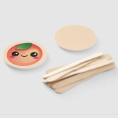 Kawaii Peach Hand Fan Fächer (Non-assembled)