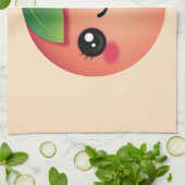 Kawaii Peach Küchentücher (Gefaltet)