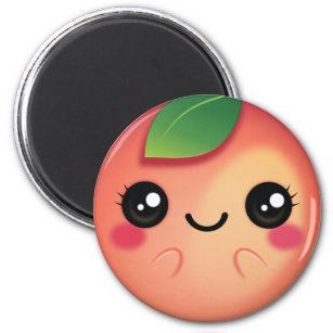 Kawaii Peach Magnet