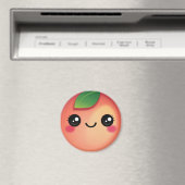 Kawaii Peach Magnet (In Situ (Geschirrspüler))