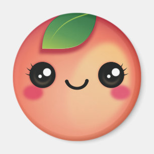 Kawaii Peach Magnet