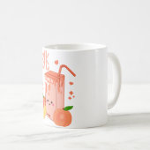 Kawaii Peach Milk Kaffeetasse (VorderseiteRechts)