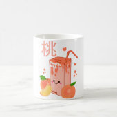 Kawaii Peach Milk Kaffeetasse (Mittel)