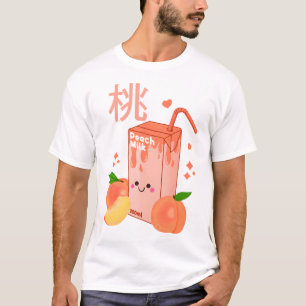 Kawaii Peach Milk T-Shirt