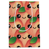 Kawaii Peach Mittlere Geschenktüte (Vorderseite)