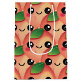 Kawaii Peach Mittlere Geschenktüte (Rückseite)