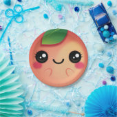 Kawaii Peach Pappteller (Party)