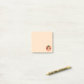 Kawaii Peach Post-it Notes Klebezettel (Auf Schreibtisch)