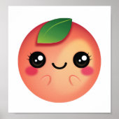Kawaii Peach Poster (Vorne)