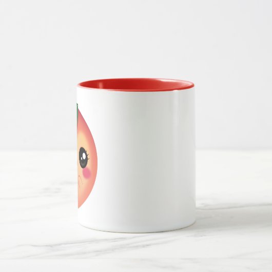 Kawaii Peach Tasse (Zentrum)