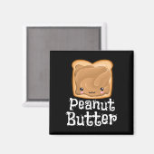 Kawaii Peanut Butter Jelly Pndj Halloween Matching Magnet (Vorderseite/Rückseite)