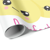 Kawaii Pear Couple Perfect Pair Funny Pub Geschenkpapier (Rolleneckpunkt)
