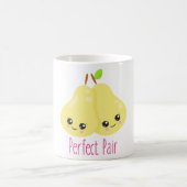 Kawaii Pear Couple Perfect Pair Funny Pub Kaffeetasse (Mittel)