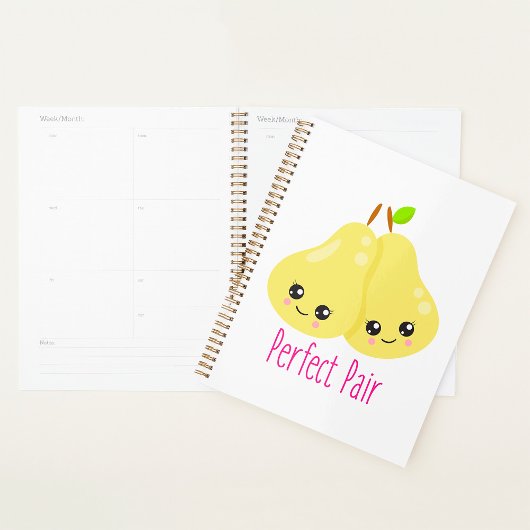 Kawaii Pear Couple Perfect Pair Funny Pub Planer