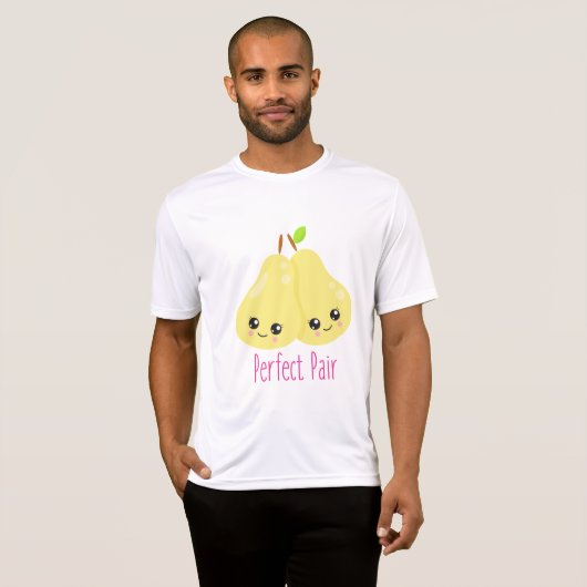 Kawaii Pear Couple Perfect Pair Funny Pub T-Shirt (Vorne ganz)