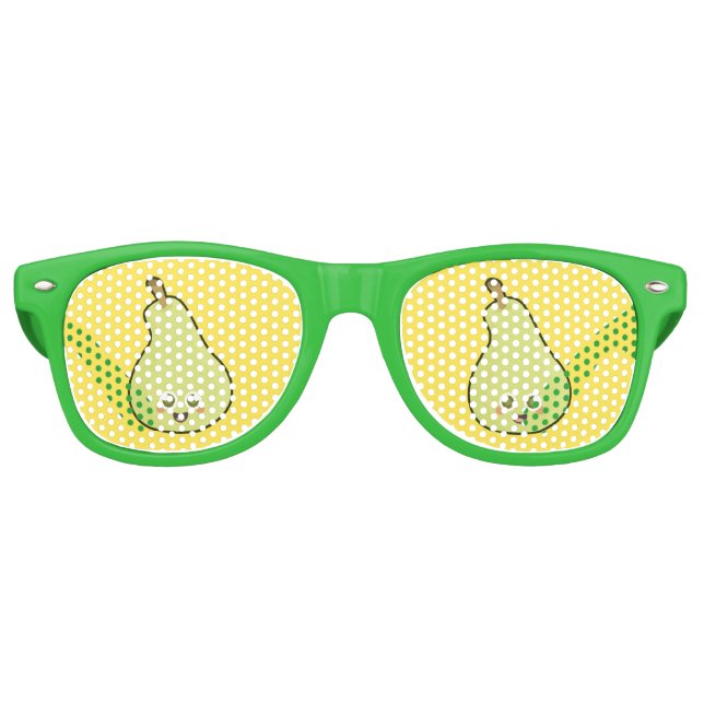 Kawaii Pear Partybrille (Vorderseite)