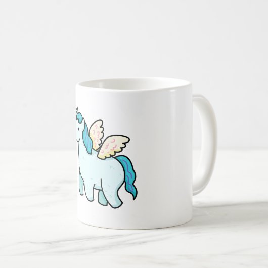 Kawaii Pegasus Kaffeetasse (VorderseiteRechts)