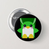 Kawaii Penguin Bride von Frankenstein Button (Vorne & Hinten)