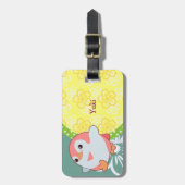 Kawaii Penguin Gepäckanhänger (Vorderseite vertikal)