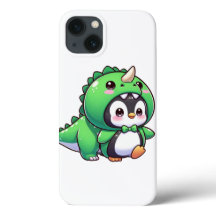 Kawaii Penguin in Dino Disguise