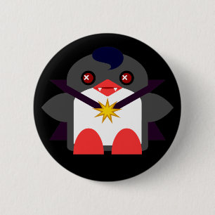 Kawaii Penguin Vampire Button