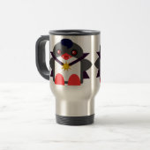 Kawaii Penguin Vampire Reisebecher (Vorderseite Links)