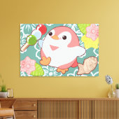 Kawaii Penguins Leinwanddruck (Insitu (Wohnzimmer))